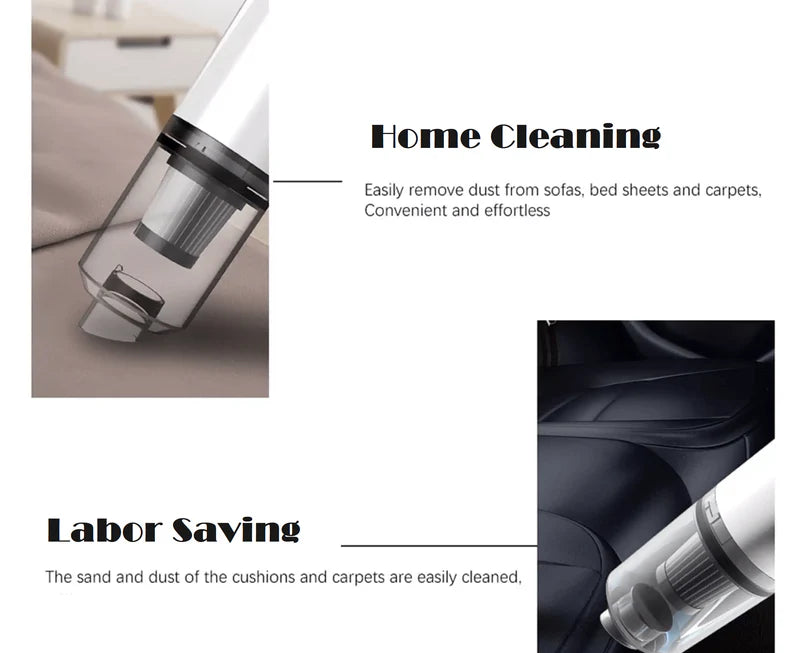 Portable Air Duster Wireless Vacuum Cleaner